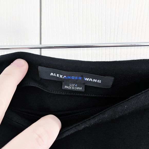 Alexander Wang Bodycon Mini Skirt with Mesh Details - Picture 5 of 8